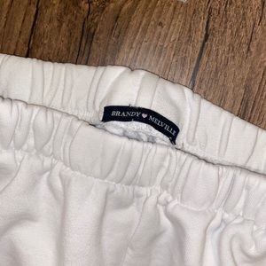 White Rosa sweatpants brandy Melville